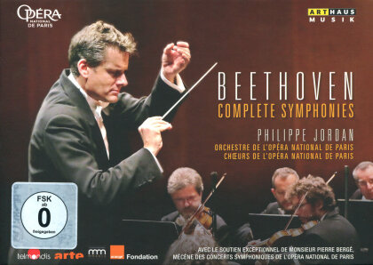 Orchestra of the Opera National de Paris & Philippe Jordan - Beethoven - The Complete Symphonies (Arthaus Musik, 4 DVD)