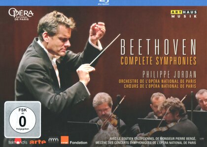 Orchestra of the Opera National de Paris & Philippe Jordan - Beethoven - The Complete Symphonies (Arthaus Musik, 3 Blu-rays)