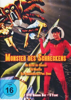 Monster des Schreckens - 3 Spielfilme Box (s/w, 2 DVDs)