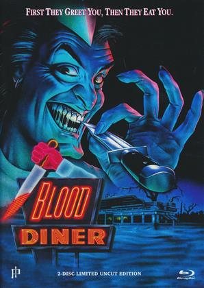 Blood Diner (1987) (Cover A, Limited Uncut Edition, Mediabook, Blu-ray + DVD)