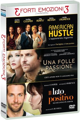 3 Forti Emozioni 3 - Tris Forti Emozioni - American Hustle / Una Folle Passione / Il Lato Positivo (Limited Edition, 3 DVDs)