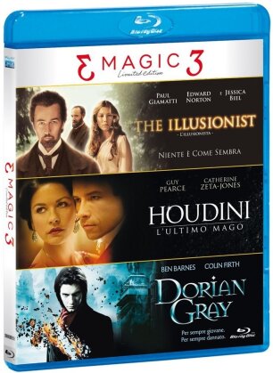 3 Magic 3 - Tris Magic - The Illusionist / Houdini L'Ultimo Mago / Dorian Gray (Limited Edition, 3 Blu-rays)