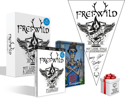 Frei.Wild - 15 Jahre Mit Liebe, Stolz und Leidenschaft (Limited Edition, 3 Blu-rays + Buch)