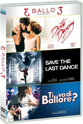 3 Ballo 3 - Tris Ballo - Dirty Dancing / Save the Last Dance / Ti Va di Ballare (Édition Limitée, 3 DVD)