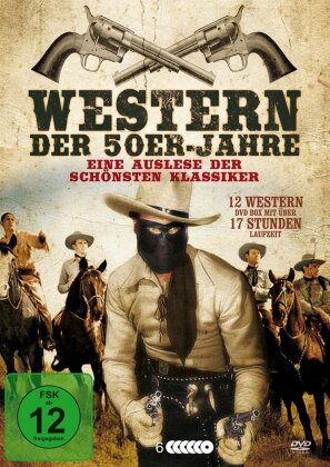 Western der 50er-Jahre - 12 Spielfilme Box (6 DVDs)