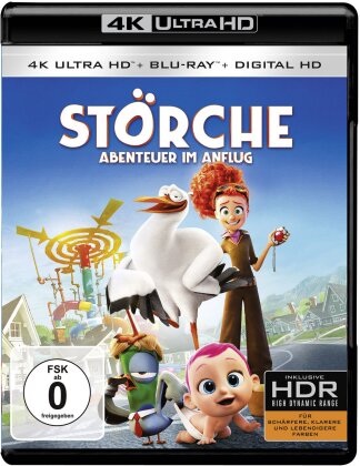 Störche - Abenteuer im Anflug (2016) (4K Ultra HD + Blu-ray)