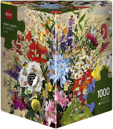 Flower's Life - 1000 Teile. Puzzleformat: 700 x 500 mm