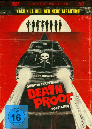 Grindhouse - Death Proof (2007) (Digibook, Limited Special Edition, Uncut, Blu-ray + DVD)