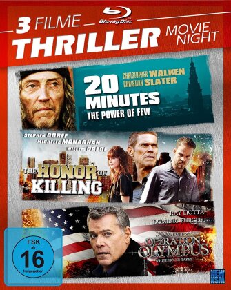 Thriller Movie Night - The Honor of Killing / 20 Minutes / Operation Olympus (3 Blu-rays)