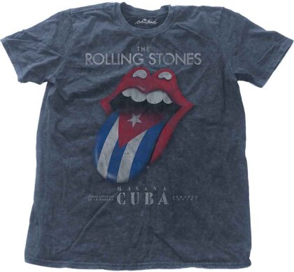 The Rolling Stones Unisex T-Shirt - Havana Cuba (Wash Collection)