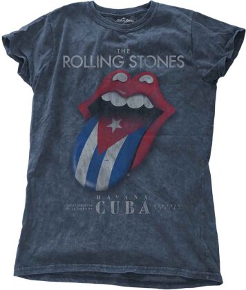 The Rolling Stones Ladies T-Shirt - Havana Cuba (Wash Collection)