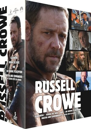 Russell Crowe - Robin des Bois / Gladiator / Master & Commander / Noé / Un homme d'exception (5 DVDs)