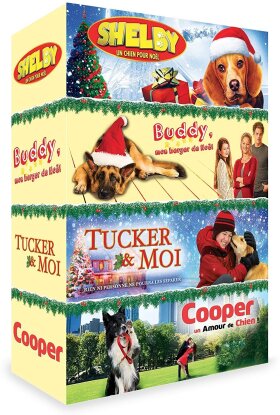Shelby - un chien pour Noël / Buddy, mon berger de Noël / Tucker & Moi / Cooper (Coffret, 4 DVD)