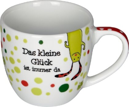 Porzellantasse - Das kleine Glück ist immer da