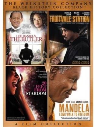 Lee Daniels' The Butler / Fruitvale Station / Twenty Feet From Stardom / Mandela: Long Walk To Freedom (Black History Collection, The Weinstein Company, 4 DVD)