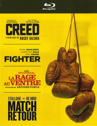 Creed / Fighter / La rage au ventre / Match retour (4 Blu-rays)