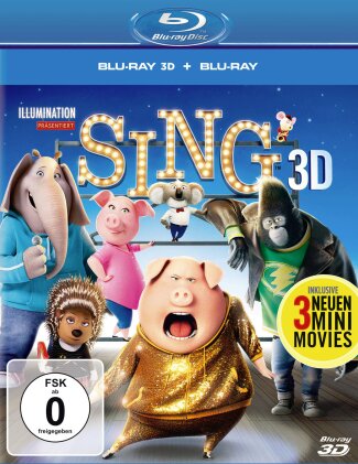 Sing (2016) (Blu-ray 3D + Blu-ray)