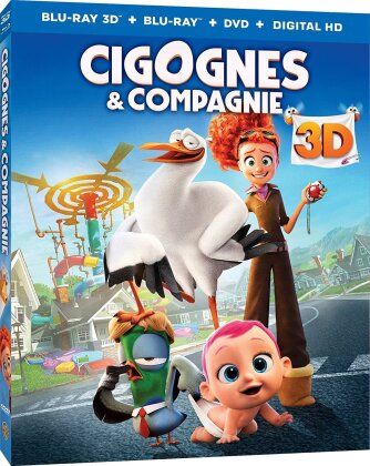 Cigognes & Compagnie (2016) (Blu-ray 3D + Blu-ray + DVD)