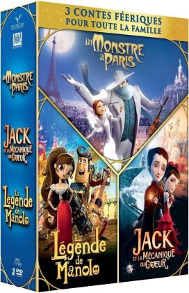 Un Monstre à Paris / Jack et la méchanique du coeur / La Légende de Manolo (Box, 3 DVDs)