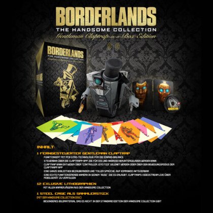 Borderlands Gentleman Claptrap Box Edition Collectors Box
