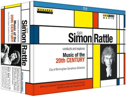 City of Birmingham Symphony Orchestra & Sir Simon Rattle - Sir Simon Rattle conducts and explores Music of the 20th Century (Arthaus Musik, Box, 3 Blu-rays)