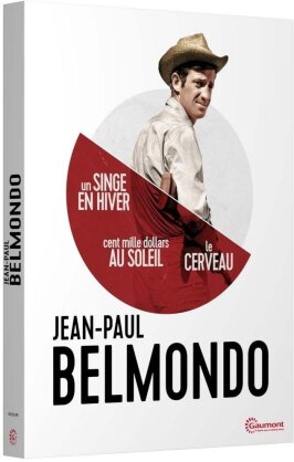 Jean-Paul Belmondo - Un singe en hiver / Cent mille dollars au soleil / Le cerveau (3 DVD)