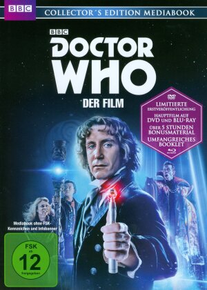 Doctor Who - Der Film (1996) (BBC, Collector's Edition, Mediabook, Blu-ray + DVD)