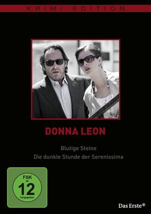 Donna Leon - Blutige Steine / Die Dunkle Stunde der Serenissima (Krimi Edition)