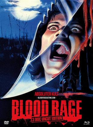 Blood Rage (1987) (Cover A, Limited Edition, Mediabook, Uncut, Blu-ray + 2 DVDs)