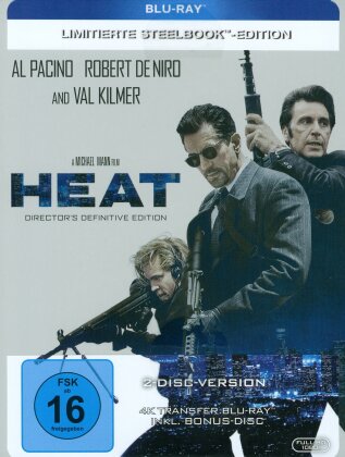 Heat (1995) (Limited Edition, Steelbook, 2 Blu-rays)