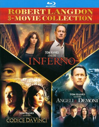 Robert Langdon 3-Movie Collection - Inferno / Il codice Da Vinci / Angeli e demoni (3 Blu-rays)