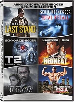 The Last Stand / Total Recall / Terminator 2: Judgement Day / Red Heat / Maggie / Hercules In New York (Arnold Schwarzenegger 6-Film Collection, 3 DVDs)