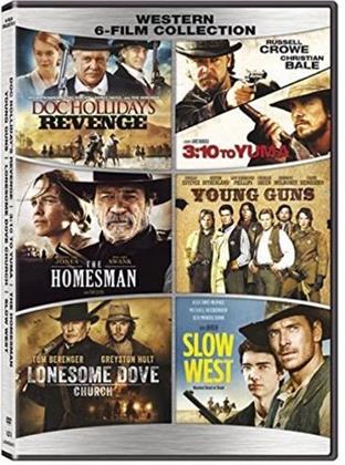 Doc Holliday's Revenge / 3:10 To Yuma / The Homesman / Young Guns / Lonesome Dove Church / Slow West (Western 6-Film Collection, 2 DVDs)