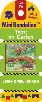 Tiere im Garten - Was gehört zusammen? Dreh um, schau nach, Kartenfächer m. Lösungsschnur