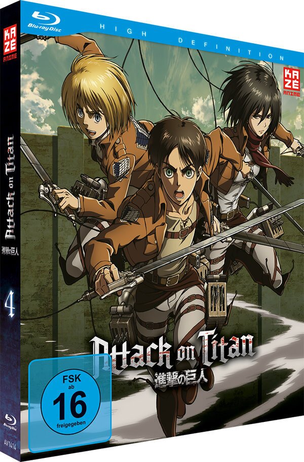 Attack on Titan - Staffel 1 (Gesamtausgabe, 4 DVDs) - CeDe.ch