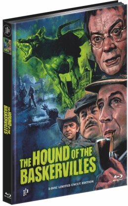 The Hound of the Baskervilles (1983) (Limited Uncut Edition, Cover A, Mediabook, Blu-ray + DVD)