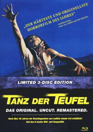 Tanz der Teufel (1981) (Cover C, Limited Edition, Mediabook, Remastered, Uncut, 3 Blu-rays)