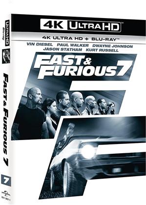 Fast & Furious 7 (2015) (Version Cinéma, 4K Ultra HD + Blu-ray)