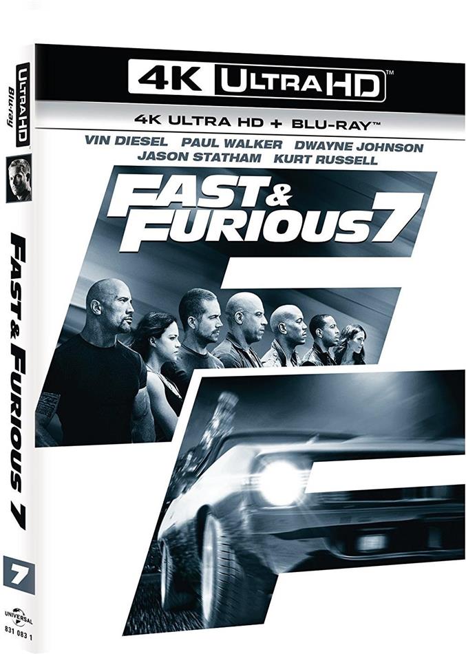 Fast & Furious 7 (2015) (Kinoversion, 4K Ultra HD + Blu-ray)