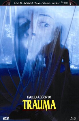 Trauma (1993) (The X-Rated Italo-Giallo-Series, Grosse Hartbox, Edizione Limitata, Uncut, Blu-ray + DVD)
