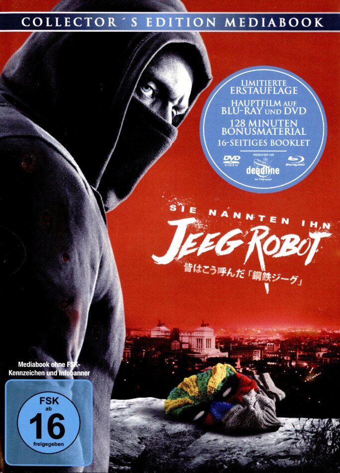 Sie nannten ihn Jeeg Robot (2015) (Collector's Edition, Mediabook, Blu-ray + DVD)