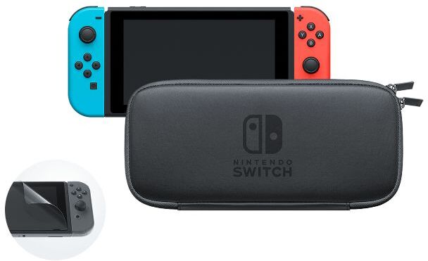 Nintendo Switch-Tasche & -Schutzfolie 