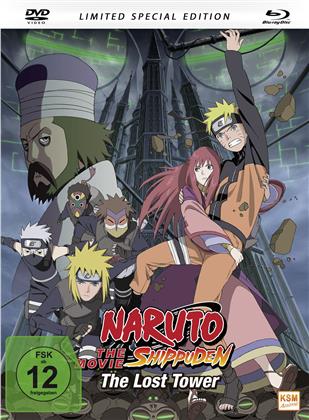 Naruto Shippuden - The Movie - The Lost Tower (2010) (Édition Collector Spéciale, Mediabook, Blu-ray + DVD)