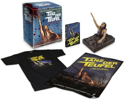 Tanz der Teufel (1981) (Büste, T-Shirt Size L, Poster, Ultimate Collector's Edition, Mediabook, Remastered, Uncut, 3 Blu-rays)