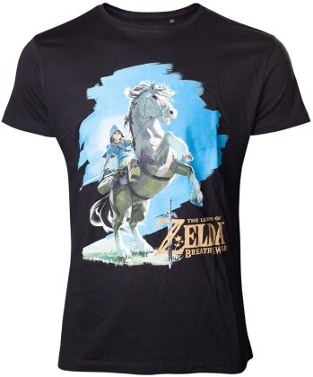 The Legend of Zelda Breath of the Wild: Link Horse - T-Shirt - Grösse XL