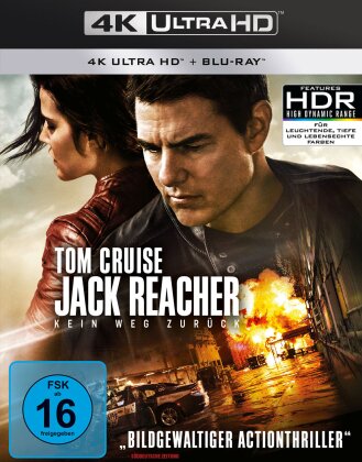 Jack Reacher 2 - Kein Weg zurück (2016) (4K Ultra HD + Blu-ray)