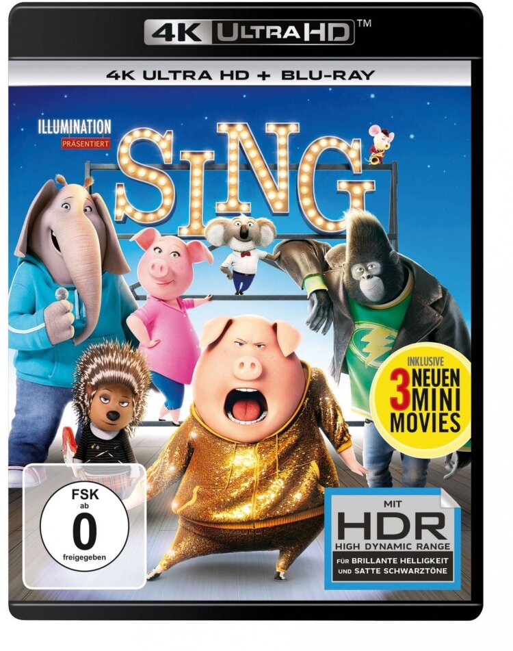 Sing (2016) (4K Ultra HD + Blu-ray)
