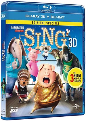 Sing (2016) (Edizione Speciale, Blu-ray 3D + Blu-ray)