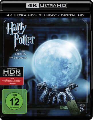 Harry Potter und der Orden des Phönix (2007) (4K Ultra HD + Blu-ray)