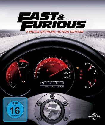 Fast & Furious - 7-Movie Extreme Action Edition (7 Blu-rays + DVD)
